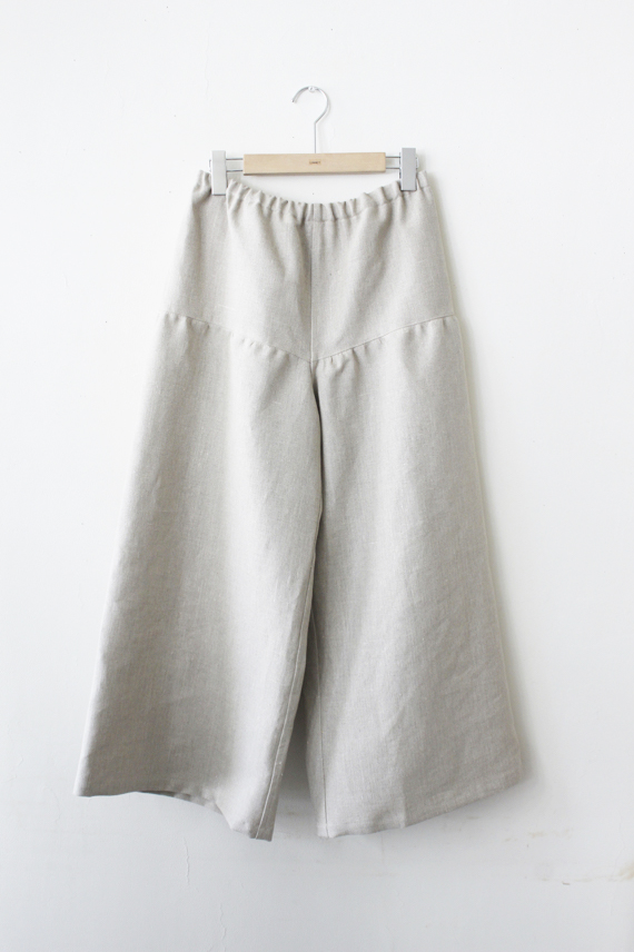 No.55ヨーク付きワイドパンツ<br />クラシック フラックス